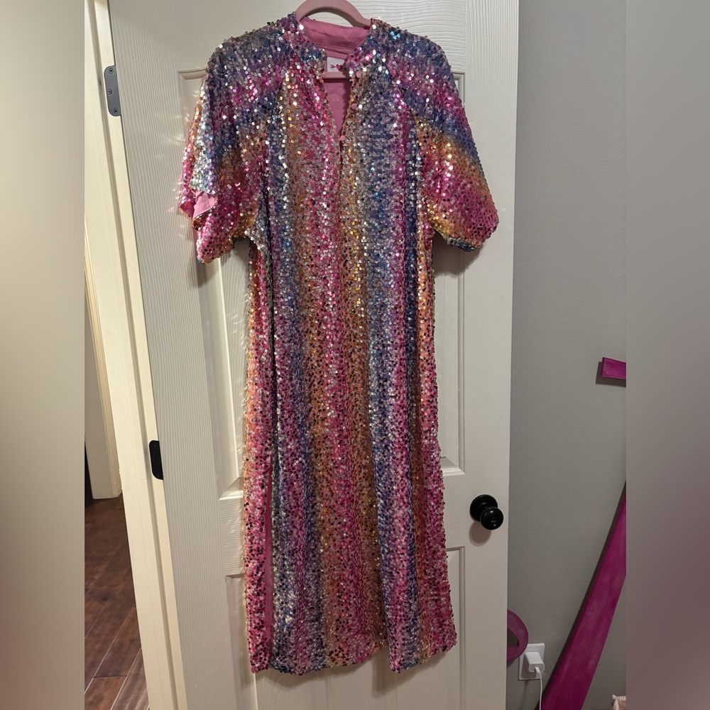 Buddy Love Multicolor Sequin Midi Dress